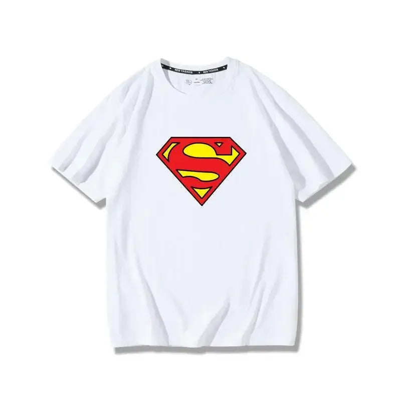 Blanc / XXXXL T-Shirt Superman Enfant – Logo Classique