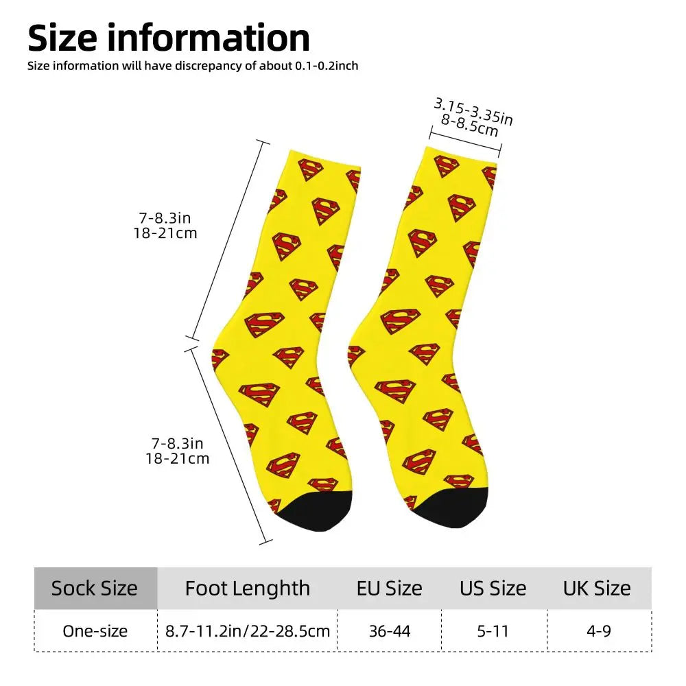 Jaune Chaussettes Superman Jaunes – Paire DC Comics