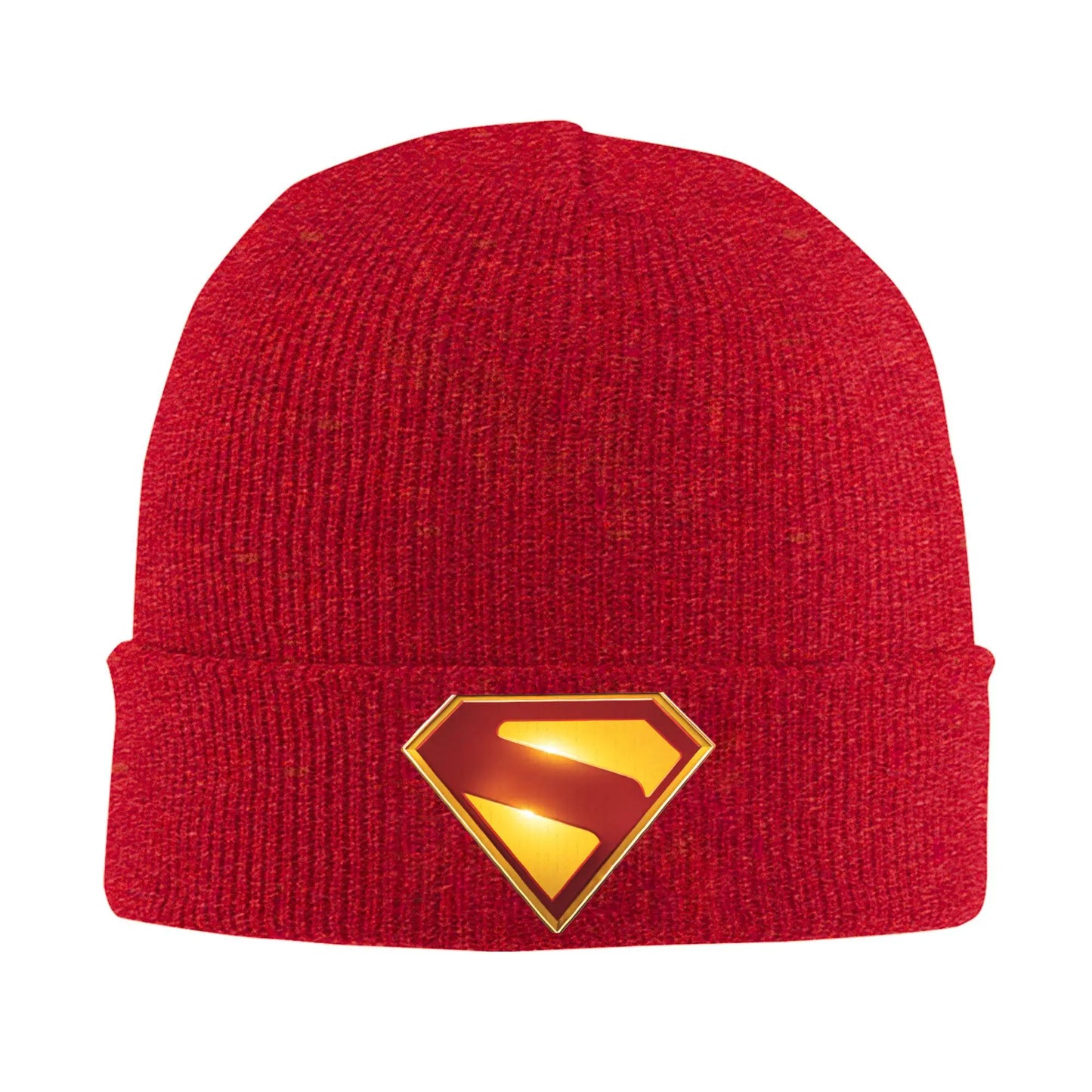 Rouge / Unique Bonnet Superman – Bonnet Hiver avec Logo Superman 2025