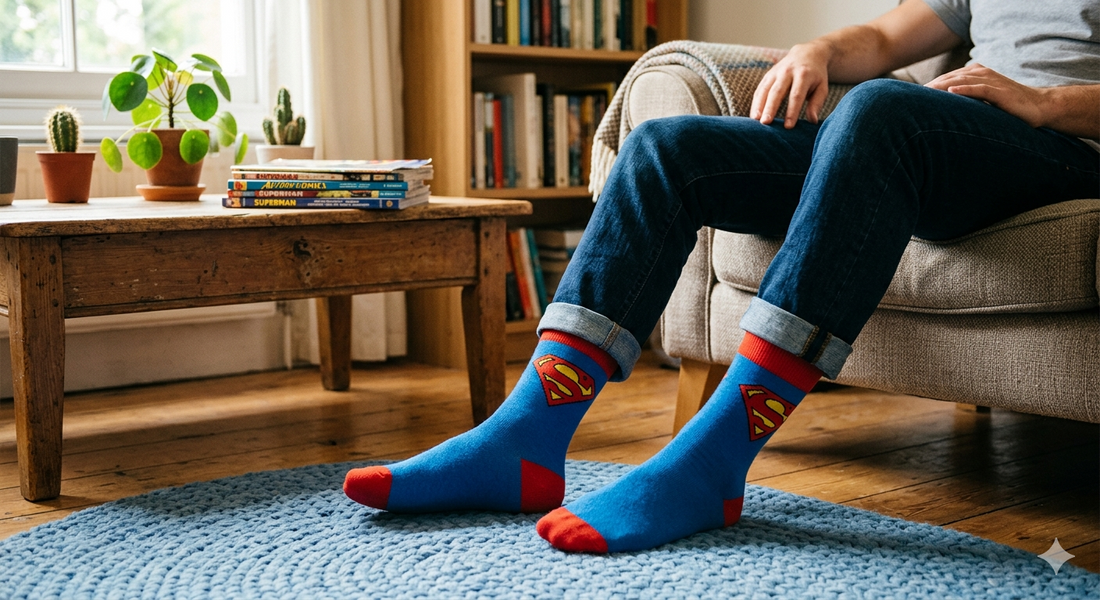 Chaussettes Superman  guide des designs incontournables pour fans DC Comics