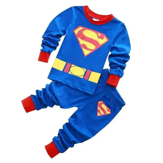 120-130cm Pyjama Superman Enfant – Ensemble Haut et Pantalon DC Comics