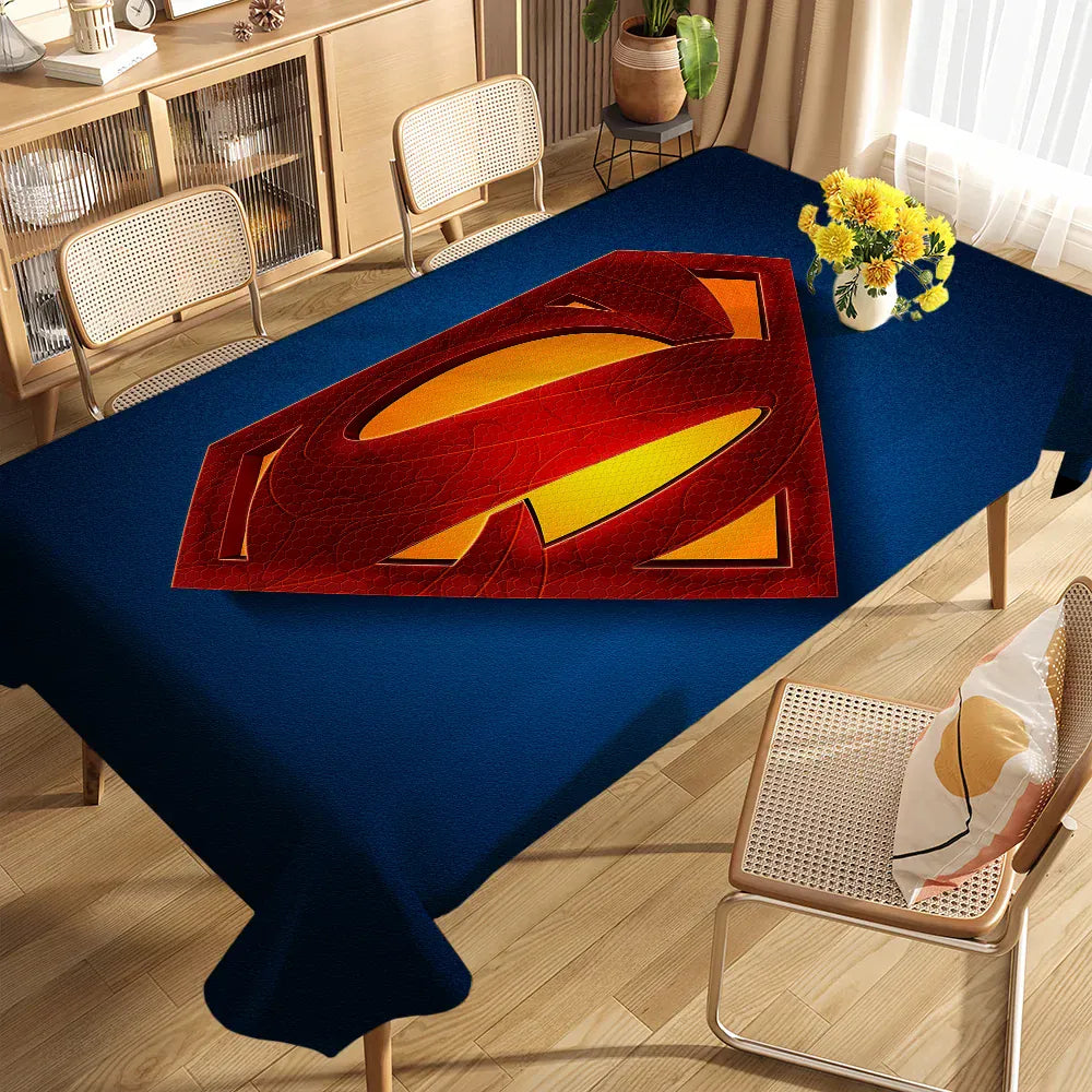 150x300CM Nappe Superman – Nappe de Table Logo Iconique