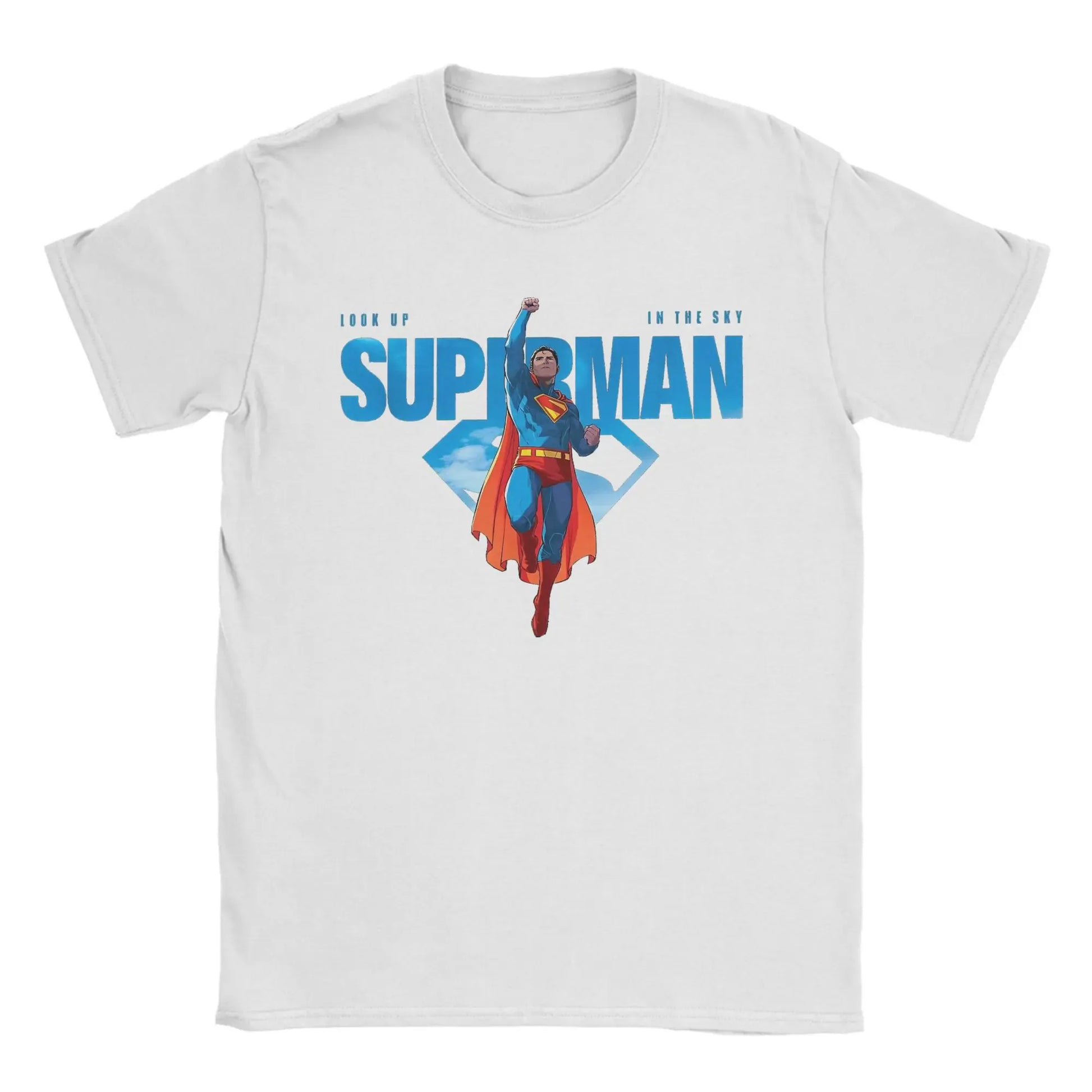 19 / M T-Shirt Superman - Envol Héroïque Blanc