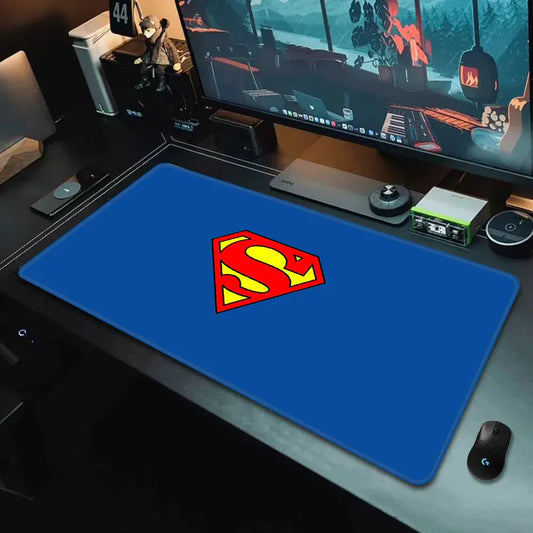 300x700x2mm Tapis de Souris Superman – Logo Classique Bleu