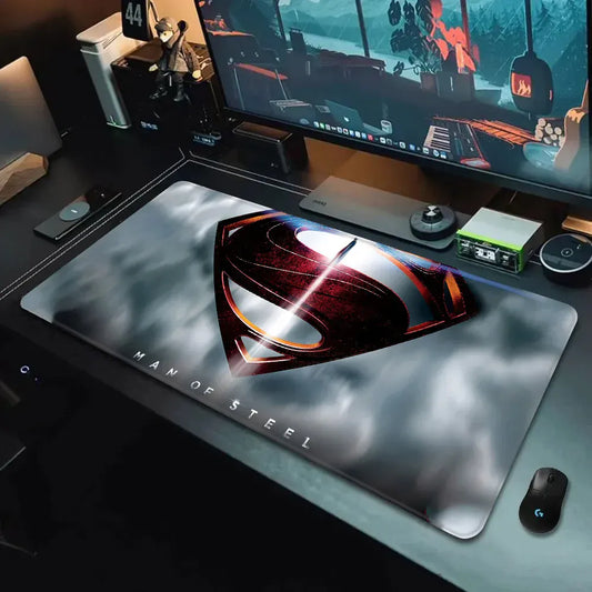 300x700x2mm Tapis de souris Superman – Logo Man of Steel Céleste