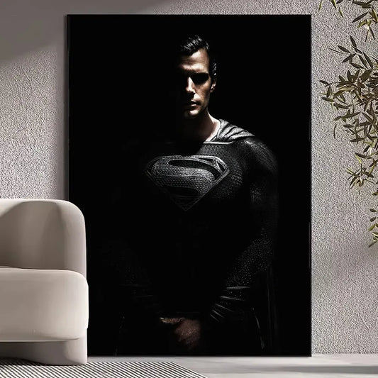 30X45cm Poster Superman – Silhouette Sombre Iconique