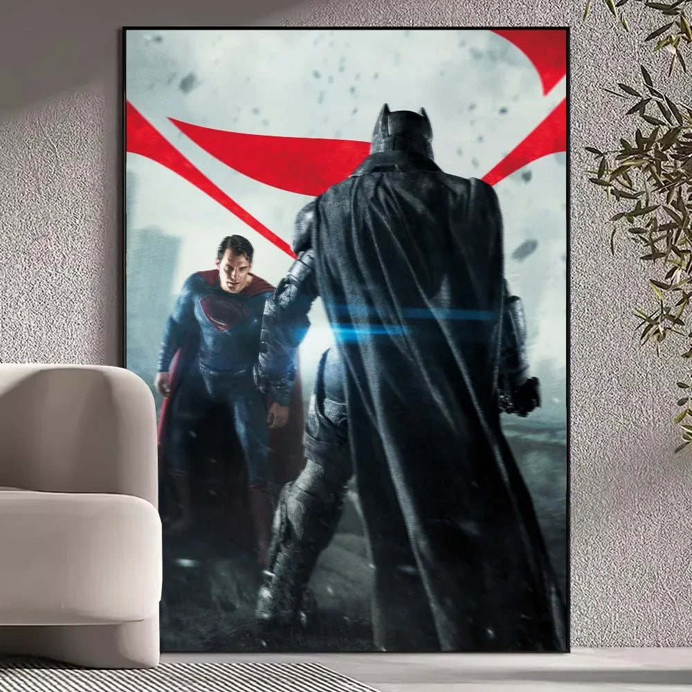 30X45cm Poster Superman vs Batman – Affrontement Légendaire