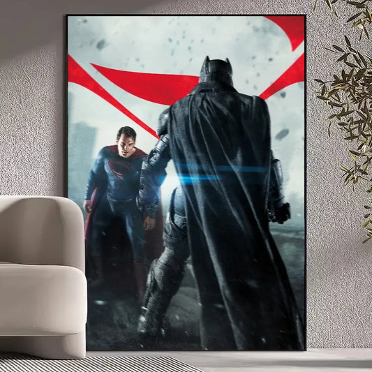 30X45cm Poster Superman vs Batman – Affrontement Légendaire