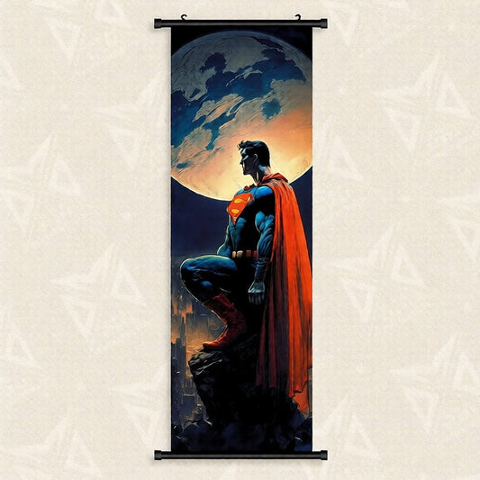40x120cm(16x48inch) Toile Superman – Gardien de l’Humanité