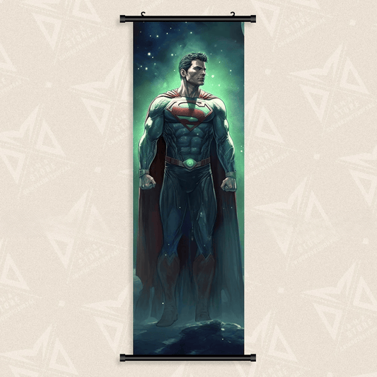 40x120cm(16x48inch) Toile Superman – Présence Absolue Art DC Comics