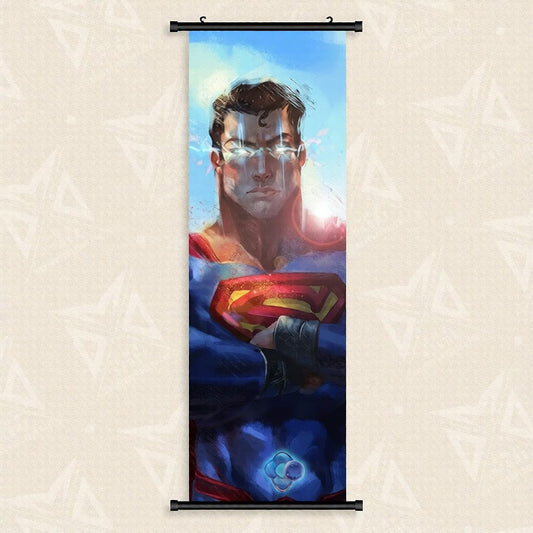 40x120cm(16x48inch) Toile Superman – Regard d’Acier Art DC Comics