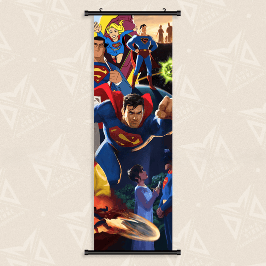 40x120cm(16x48inch) Toile Superman – Saga Héroïque Illustré DC Comics