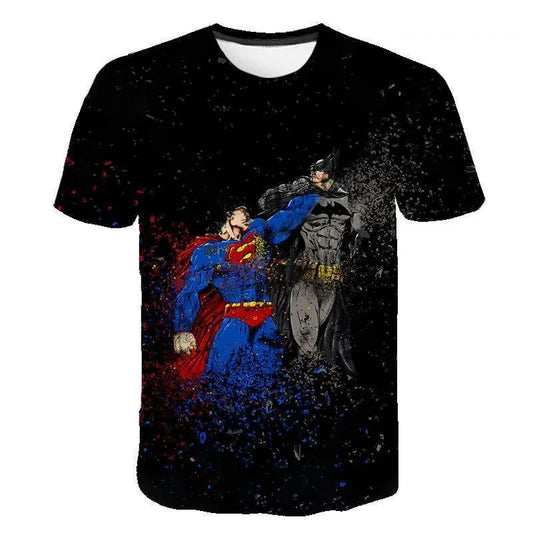 4XL T-shirt Superman vs Batman – Duel Légendaire