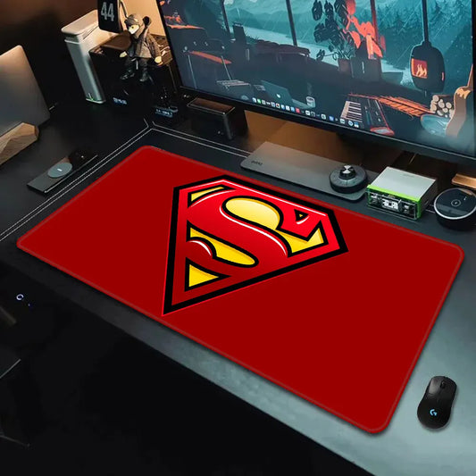500x1000x2mm Tapis de souris Superman – Logo Classique Rouge