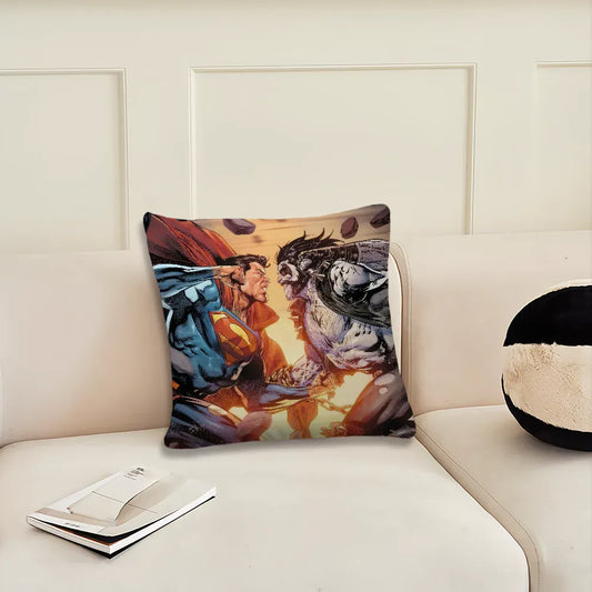 66x66CM(26x26in) Coussin Superman – Combat Épique