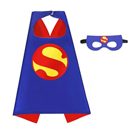 70cmX70cm Costume Superman Enfant – Cape & Masque de Super-Héros