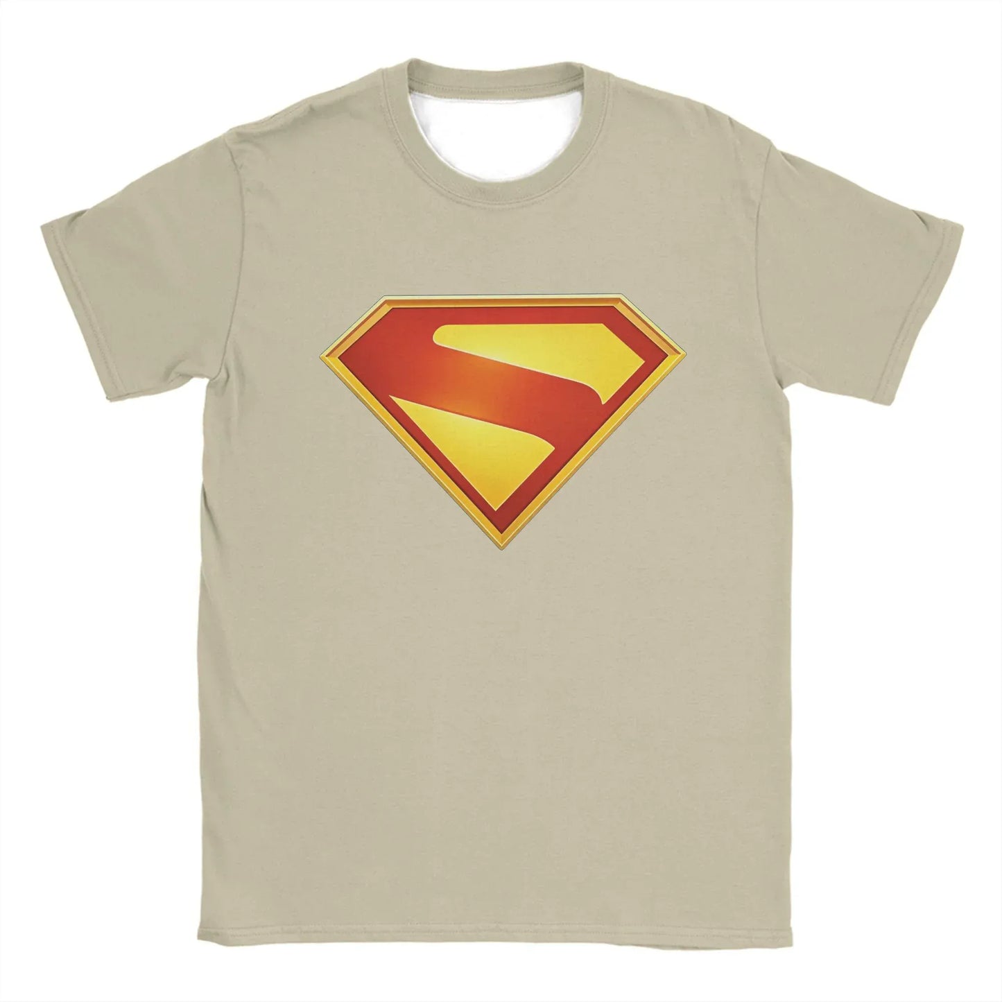 Beige / L T-shirt Superman – Logo Iconique 2025