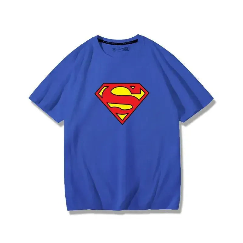 Bleu / XXXXL T-Shirt Superman Enfant – Logo Classique