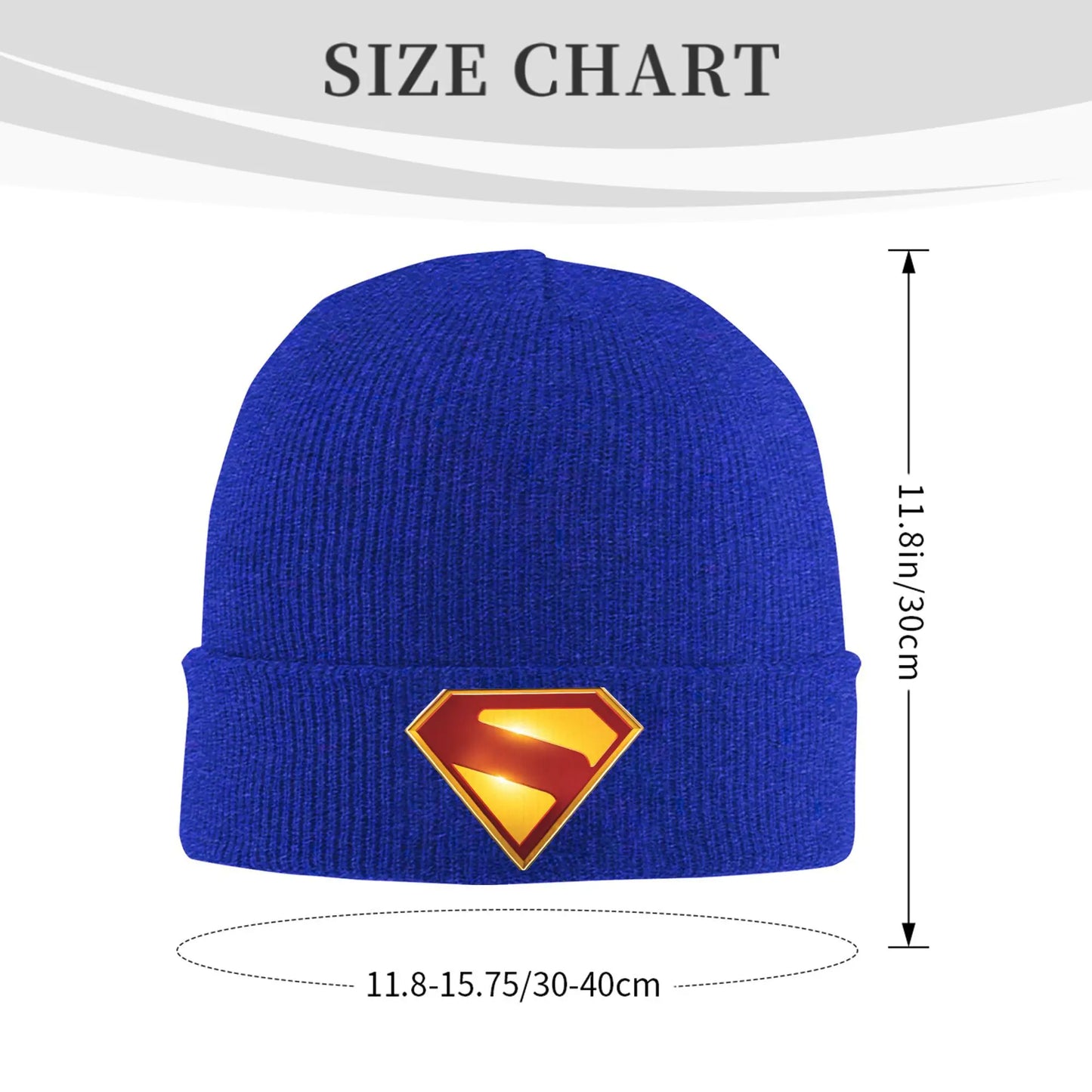 Bonnet Superman – Bonnet Hiver avec Logo Superman 2025
