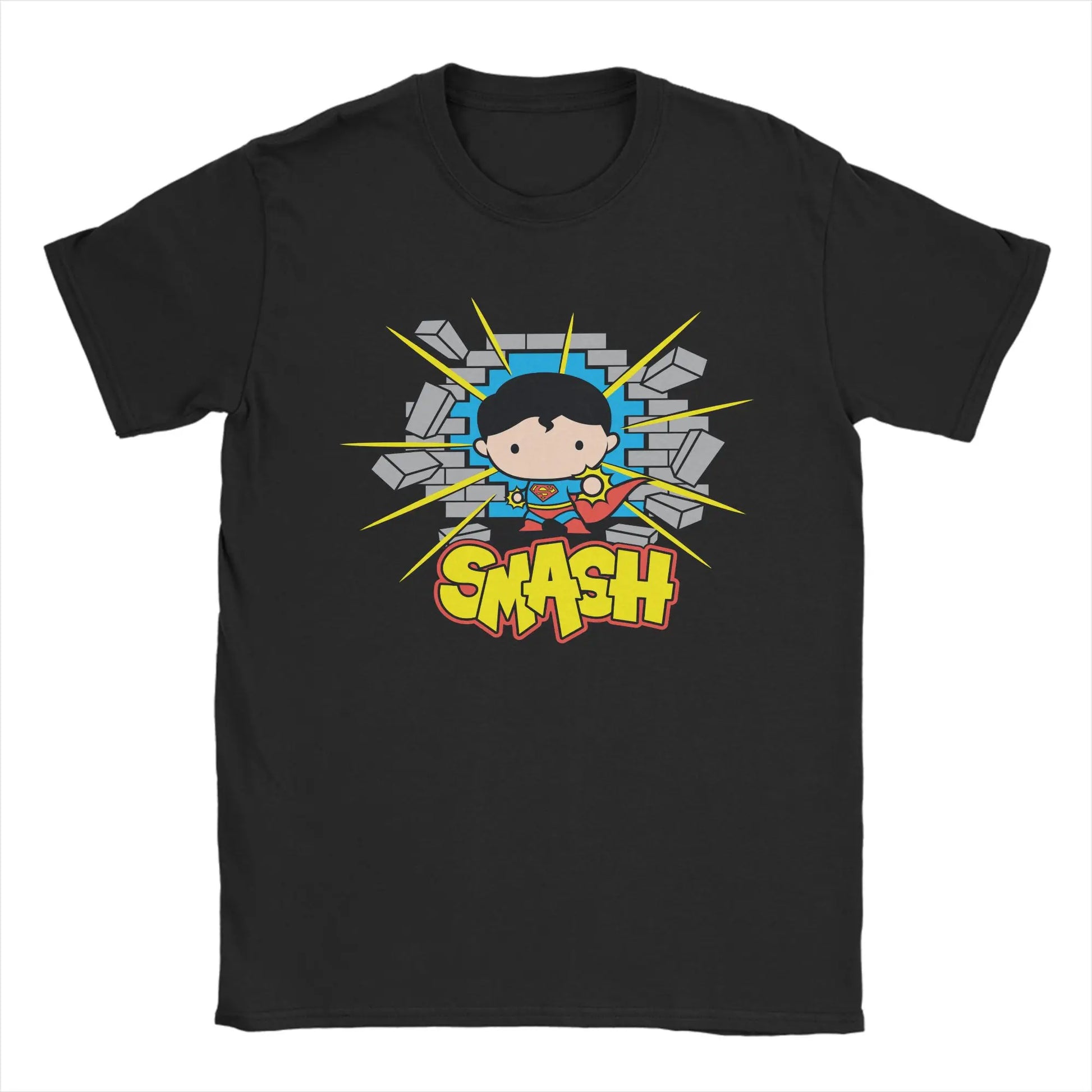 Chibi / S T-Shirt Superman - Chibi Smash Noir