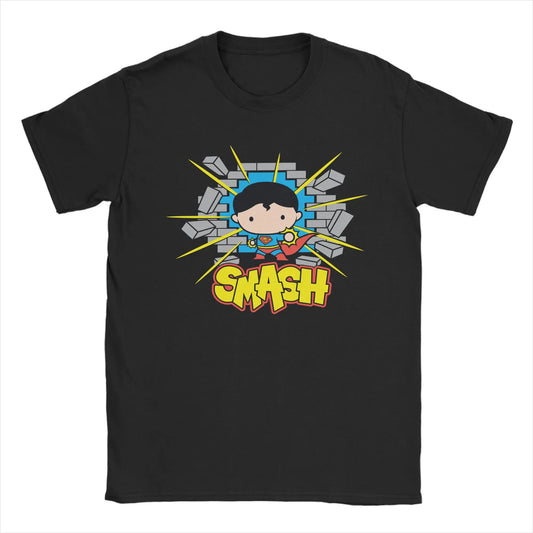 Chibi / S T-Shirt Superman - Chibi Smash Noir