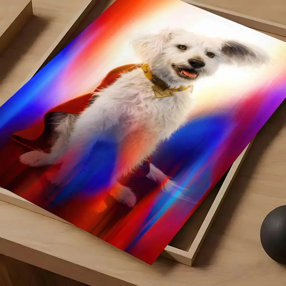 Chien Krypto / 50x75cm Poster Superman 2025 – Chien Krypto