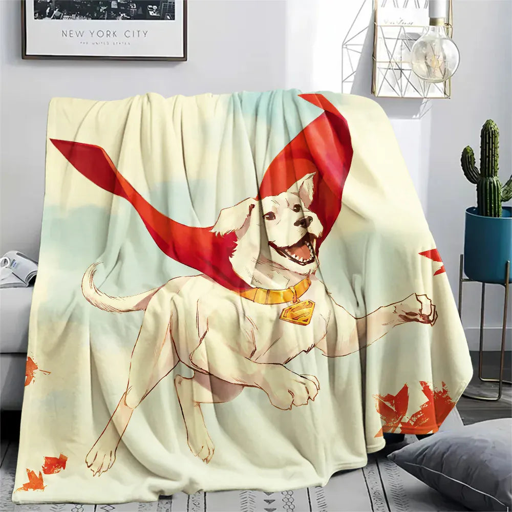 Chien Krypto / 75x90cm Plaid Superman – Chien Krypto