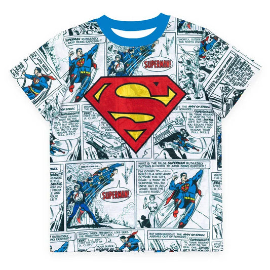 Comics / KID120 Pyjama Enfant Superman – T-Shirt Style Comics Bande Dessinée