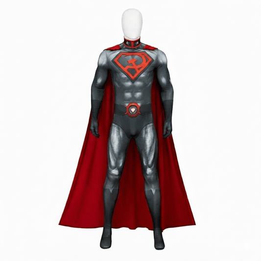 Costume Superman Red Son – Combinaison Cosplay Super-Héros Adulte