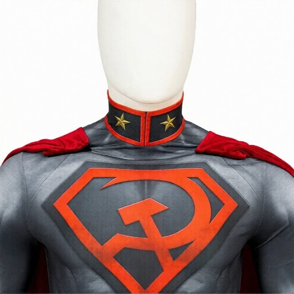 Costume Superman Red Son – Combinaison Cosplay Super-Héros Adulte
