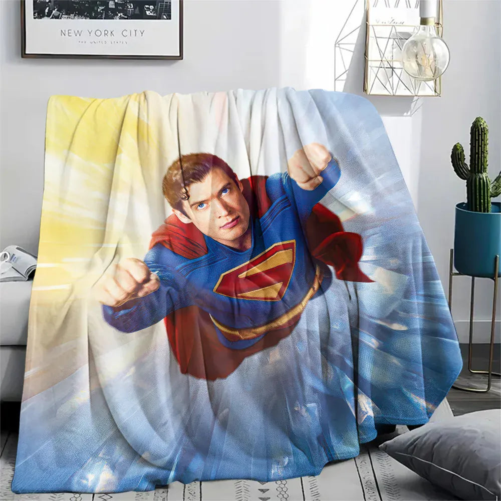 David Corenswet En Vol / 75x90cm Plaid Superman – David Corenswet En Vol