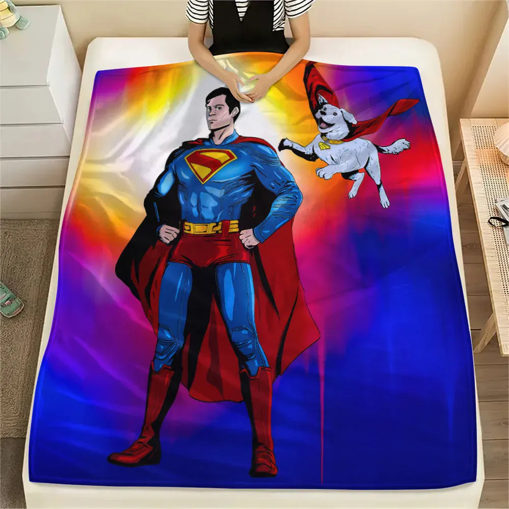 David x Krypto 2025 / 75x90cm Plaid Superman – David x Krypto 2025
