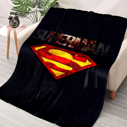 Effet Lumineux / 75x90CM Plaid Superman – Logo Lumineux Iconique