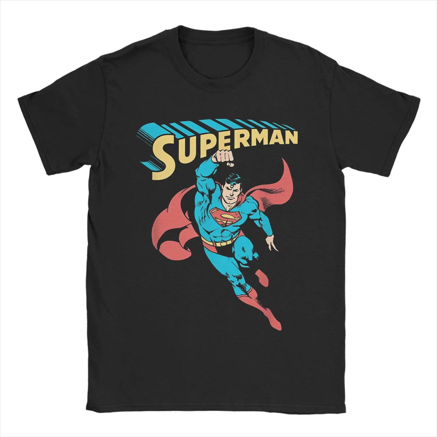 Flying Vintage Noir / S T-Shirt Superman - Flying Vintage Noir