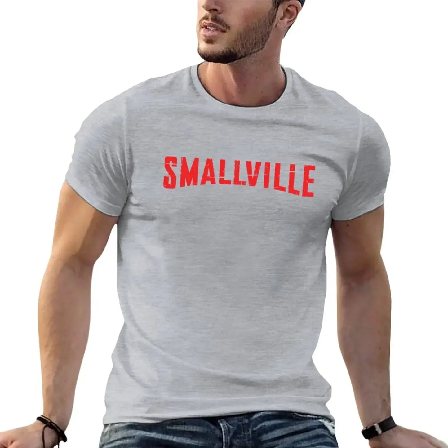 Gris / S T-Shirt Smallville – Série Superman