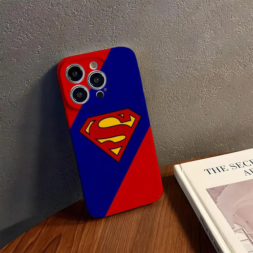 iPhone11 Coque iPhone Superman – Logo Rouge & Bleue Iconique
