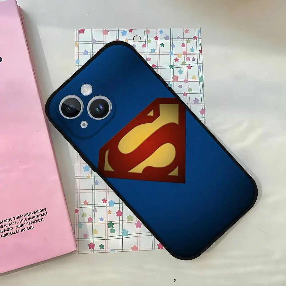 iphone12Pro / logo Jaune/Rouge Coque iPhone Superman – Logo Classique DC Comics