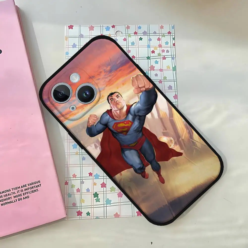 iphone16ProMax / Héroïque Illustration Coque iPhone Superman – Illustration Héroïque DC Comics