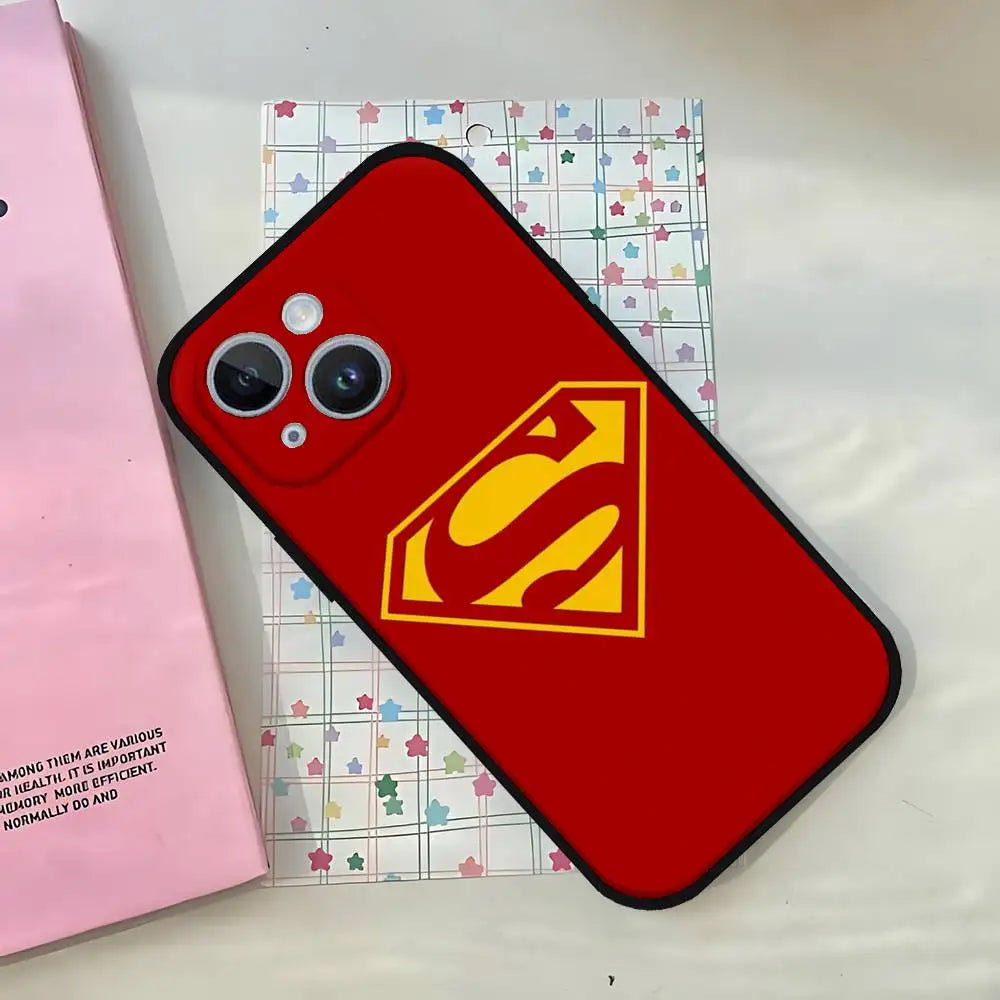 iphone17 / Rouge Logo Classique Coque iPhone Superman – Rouge Logo Classique DC Comics