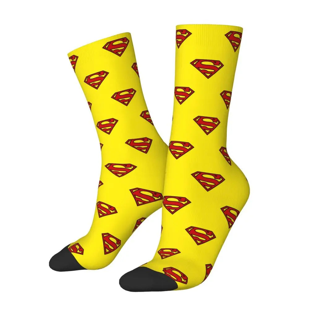 Jaune Chaussettes Superman Jaunes – Paire DC Comics