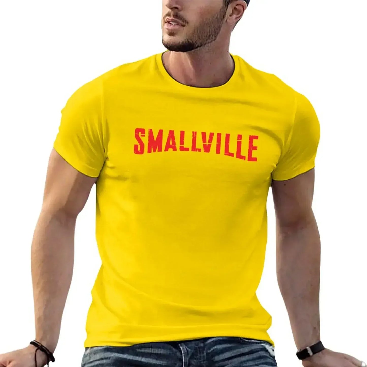 Jaune / S T-Shirt Smallville – Série Superman
