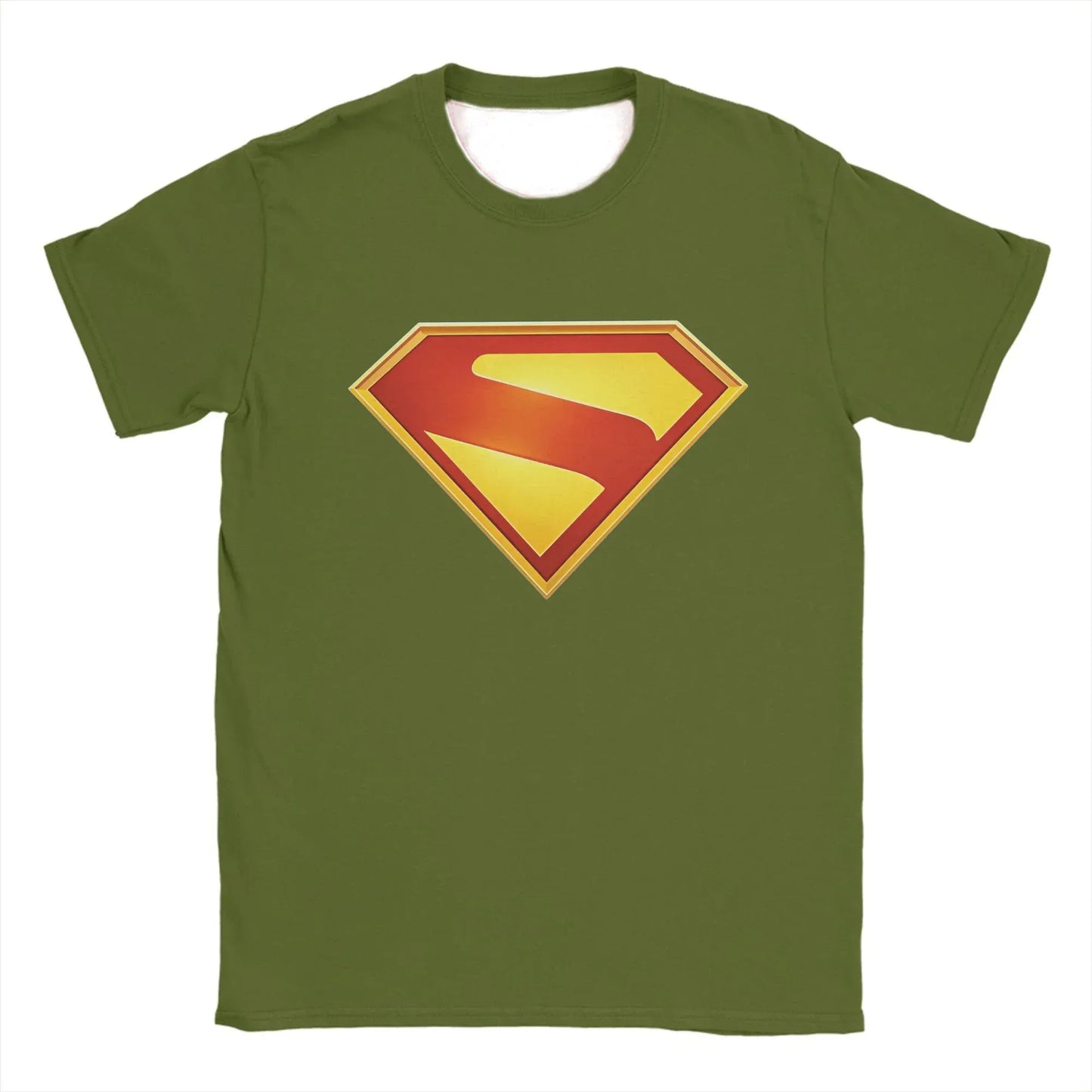 Kaki / XL T-shirt Superman – Logo Iconique 2025
