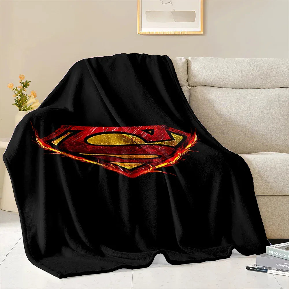 Logo Flamme / 75x90CM30x35inch Plaid Superman – Logo Fusion flamme