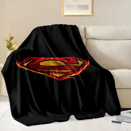 Logo Flamme / 75x90CM30x35inch Plaid Superman – Logo Fusion flamme
