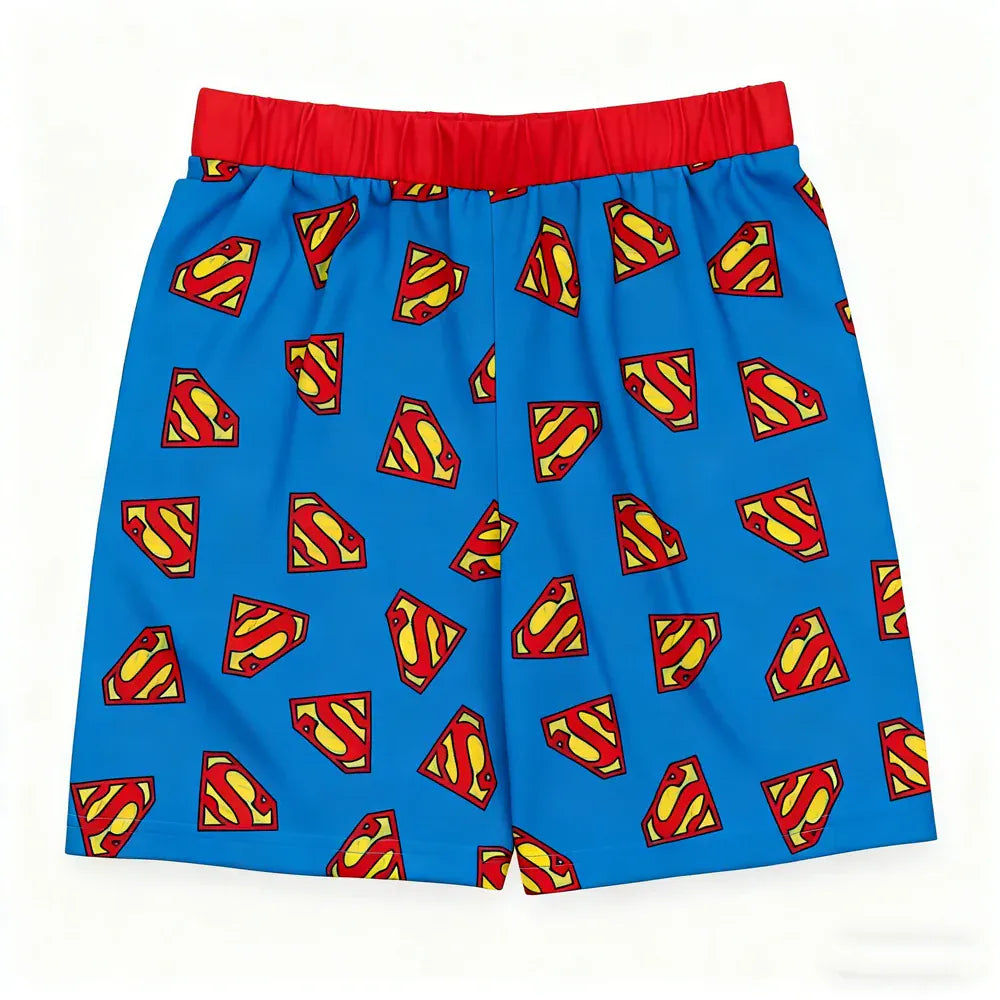 Logo Iconique / KID130 Short Pyjama Enfant Superman – Motif Logo Iconique