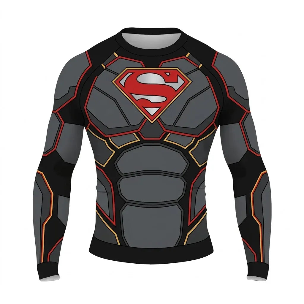 Logo Métalisée Comics / 100 T-shirt Superman Compression - Logo Métalisée Comics