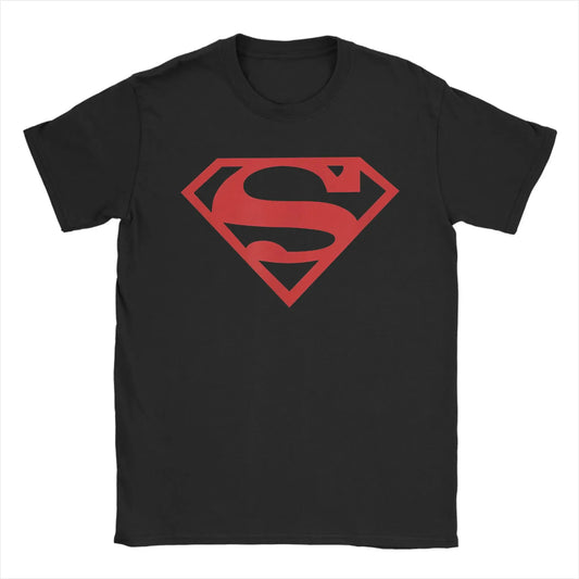 Logo Rouge Intense / S T-Shirt Superman - Logo Rouge Intense Noir