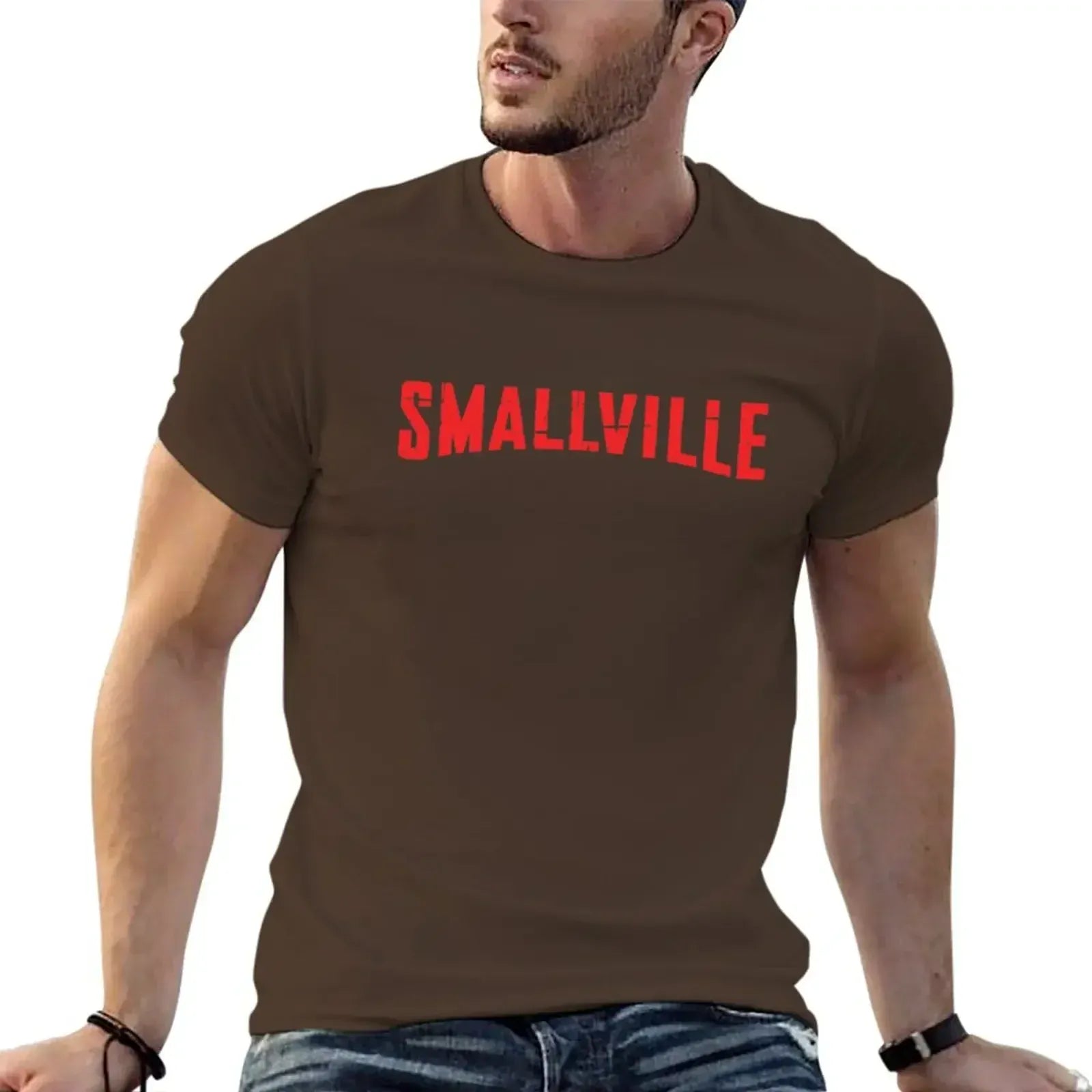 Marron / S T-Shirt Smallville – Série Superman