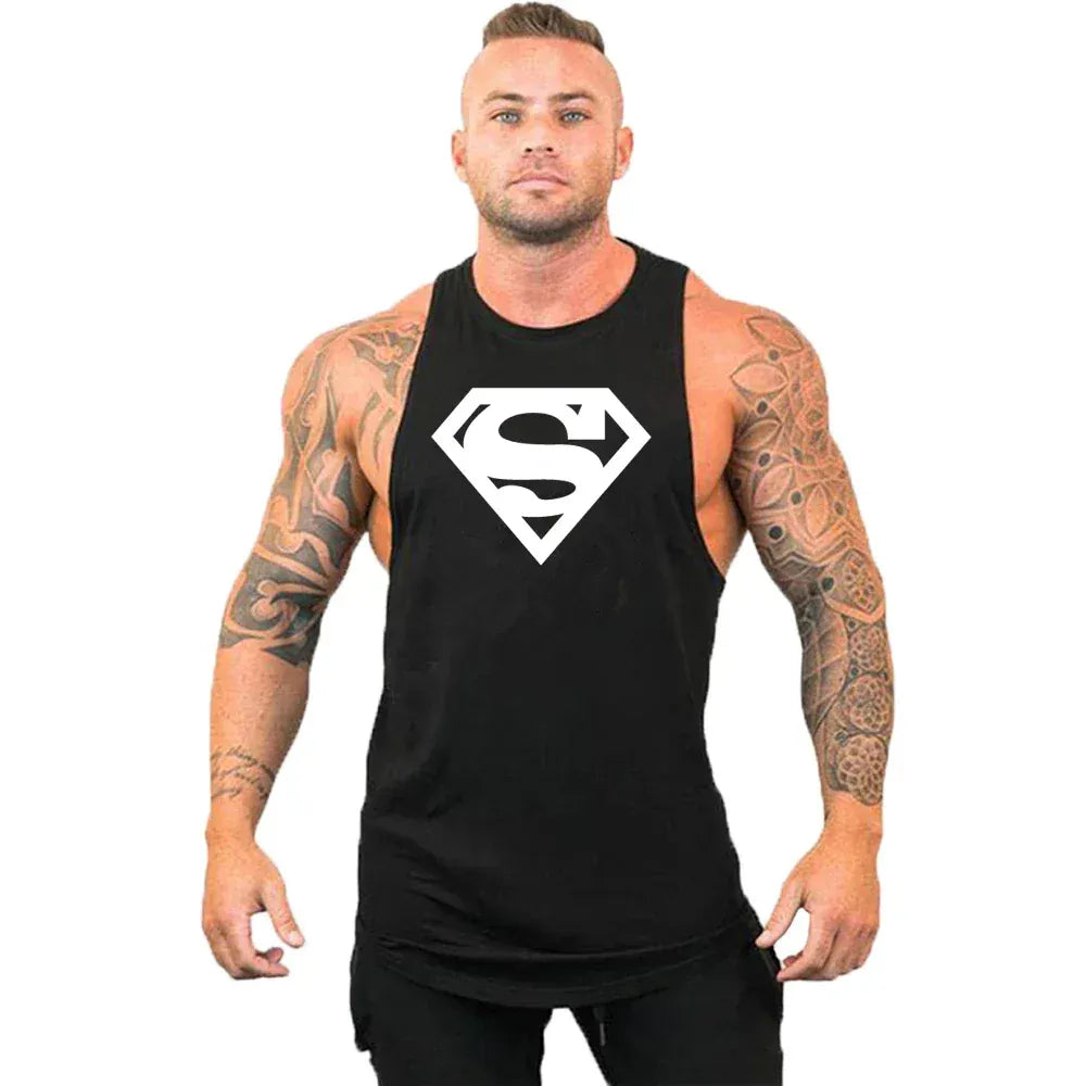Noir / L Débardeur Superman – Héros Training