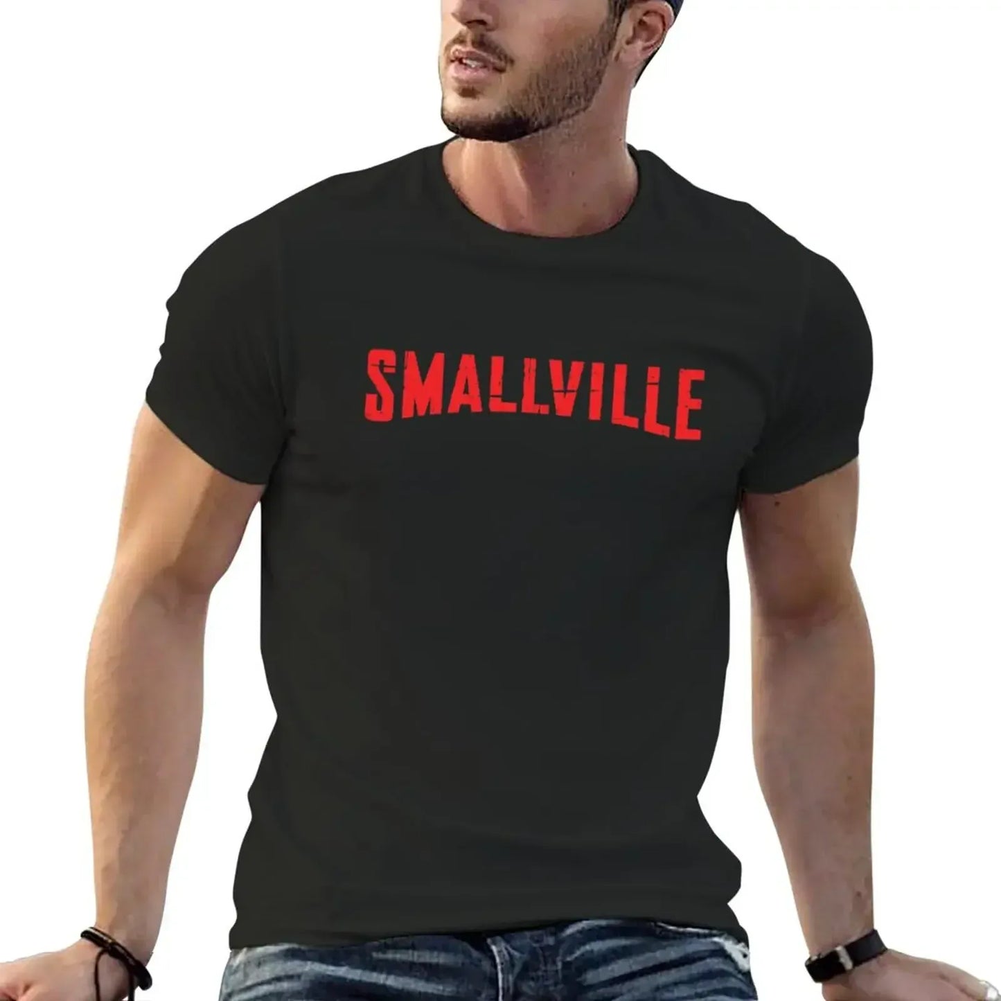 Noir / S T-Shirt Smallville – Série Superman